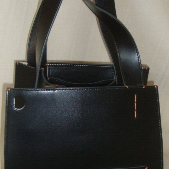DANSE LENTE Margot Black Leather Handbag or Shoulder , Missing inside Pouch - Picture 1 of 12